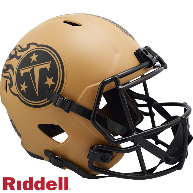 Tennessee Titans Helmet Riddell Replica Full Size Speed Style Salute To Service 2023