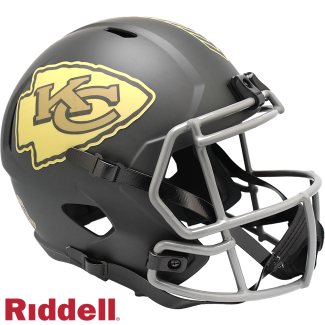 Kansas City Chiefs Helmet Riddell Replica Full Size Speed Style Salute To Service 2025
