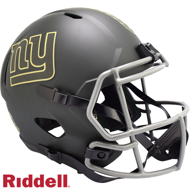 New York Giants Helmet Riddell Replica Full Size Speed Style Salute To Service 2025