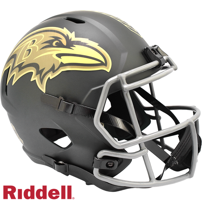 Baltimore Ravens Helmet Riddell Replica Full Size Speed Style Salute To Service 2025