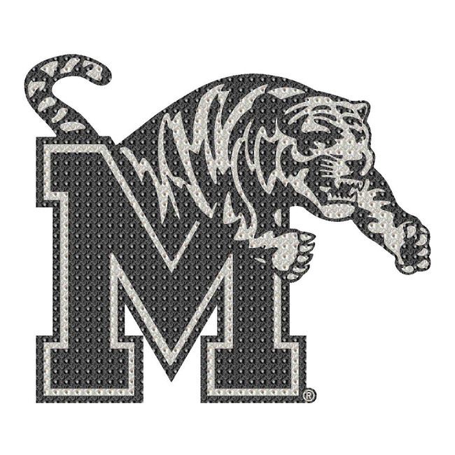Memphis Tigers Bling Decal "M & Tiger" Logo