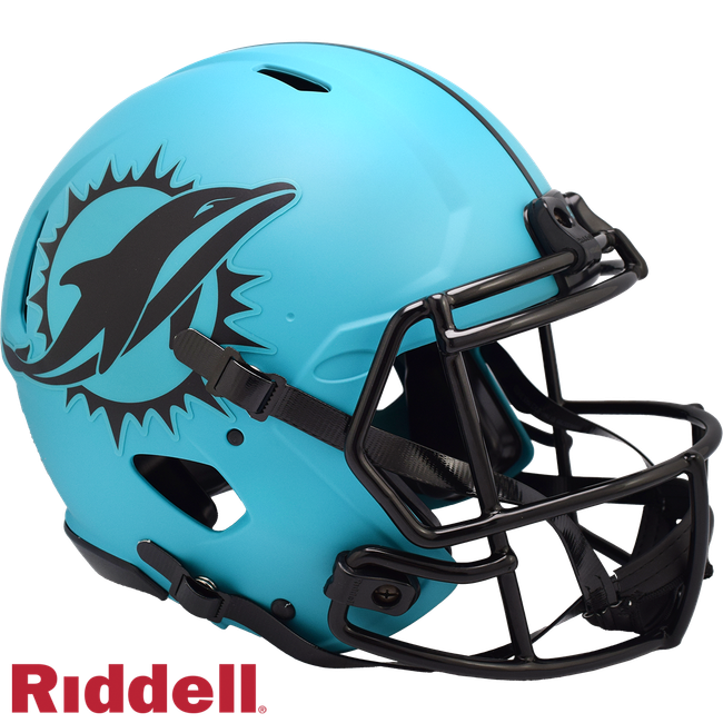 Miami Dolphins Helmet Riddell Authentic Full Size Speed Style Rave Alternate