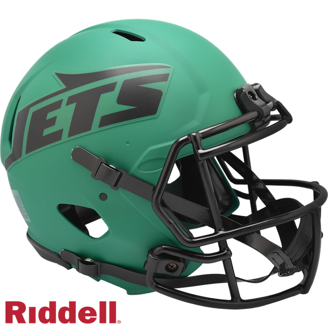 New York Jets Helmet Riddell Authentic Full Size Speed Style Rave Alternate