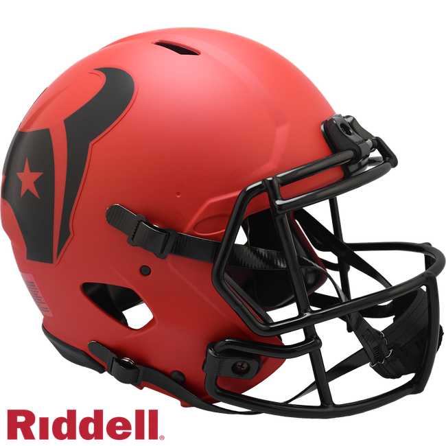 Houston Texans Helmet Riddell Authentic Full Size Speed Style Rave Alternate
