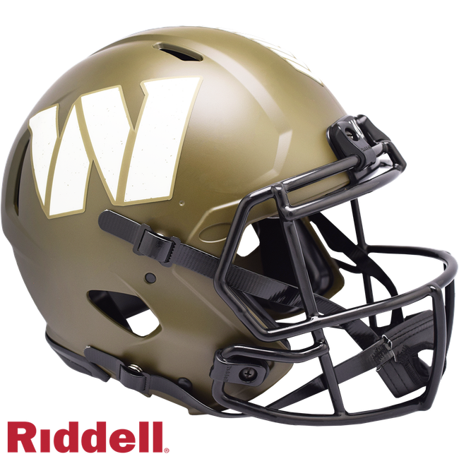 Washington Commanders Helmet Riddell Authentic Full Size Speed Style Salute To Service 2022