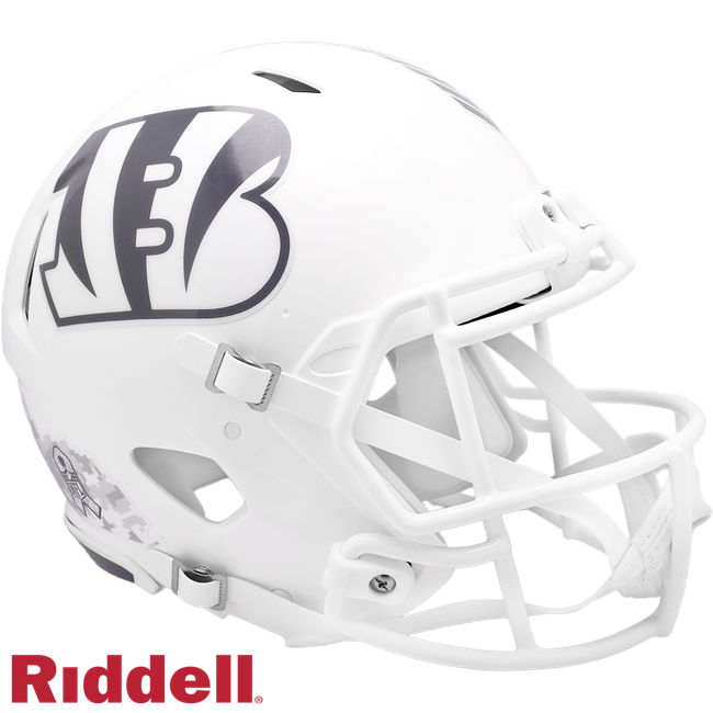 Cincinnati Bengals Helmet Riddell Authentic Full Size Speed Style Salute To Service 2024