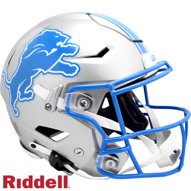 Detroit Lions Helmet Riddell Authentic Full Size SpeedFlex Style 2024