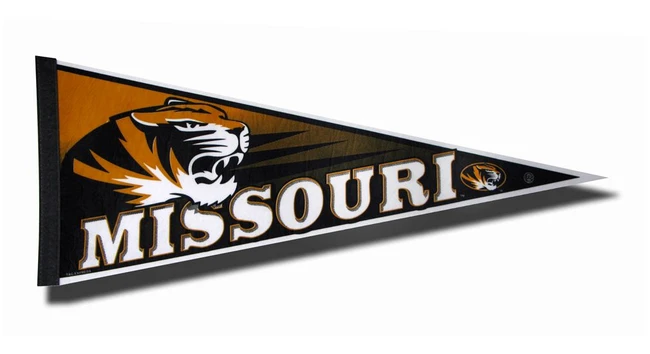 Missouri Tigers Pennant 12x30 Carded