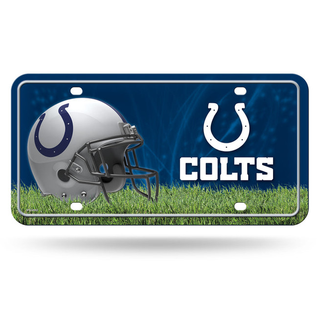 Indianapolis Colts License Plate Metal Alternate