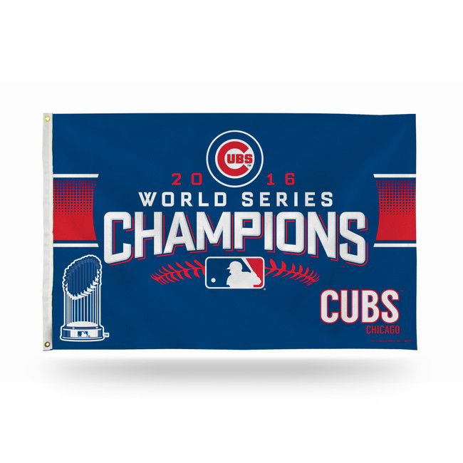 Chicago Cubs Banner Flag 2016 World Series Champs