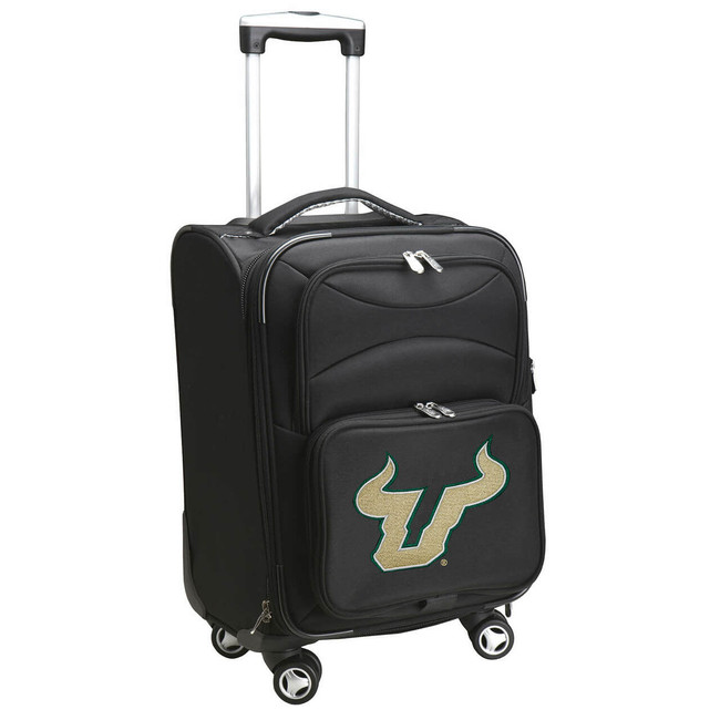 South Florida Bulls 21-Inch Carry-On Softside Spinner Luggage