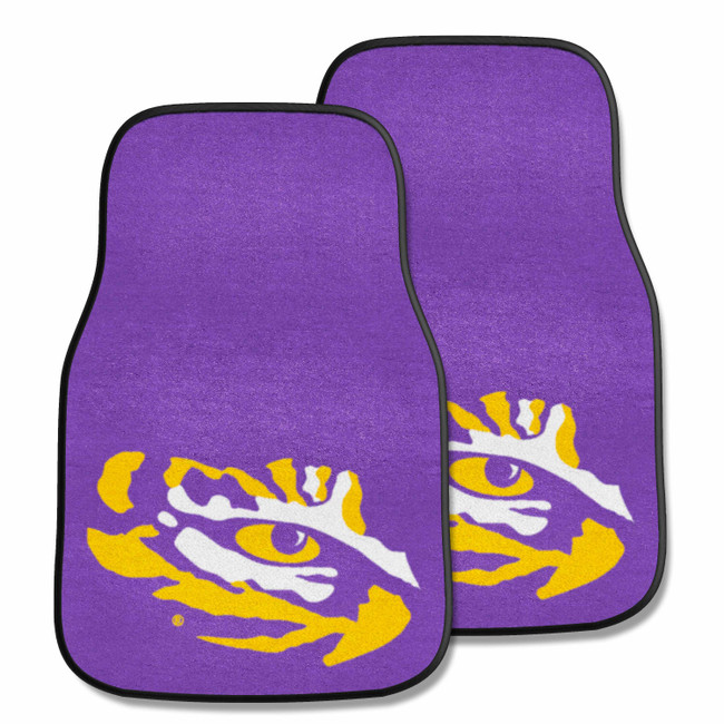 LSU Tigers 2-pc Carpet Car Mat Set