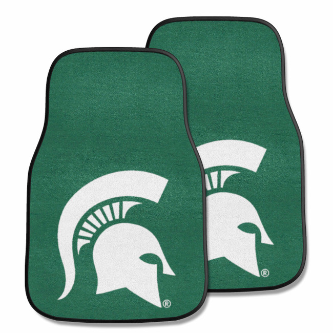 Michigan State Spartans 2-pc Carpet Car Mat Set