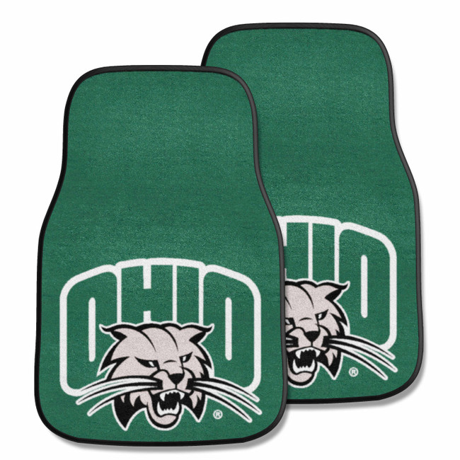 Ohio Bobcats 2-pc Carpet Car Mat Set