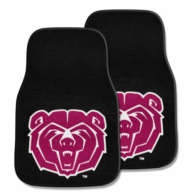 Missouri State Bears 2-pc Carpet Car Mat Set