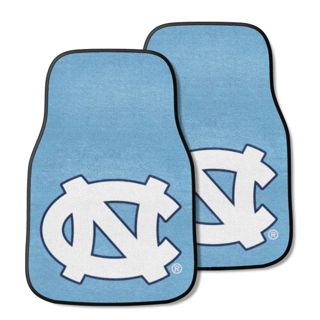 North Carolina Tar Heels 2-pc Carpet Car Mat Set