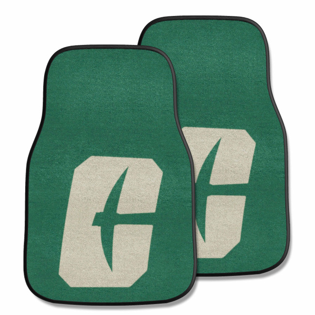 Charlotte 49ers 2-pc Carpet Car Mat Set