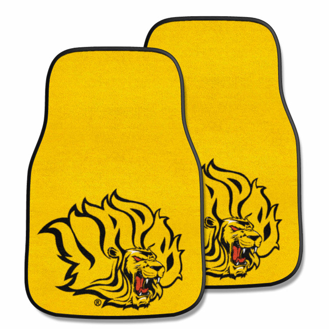 UAPB Golden Lions 2-pc Carpet Car Mat Set