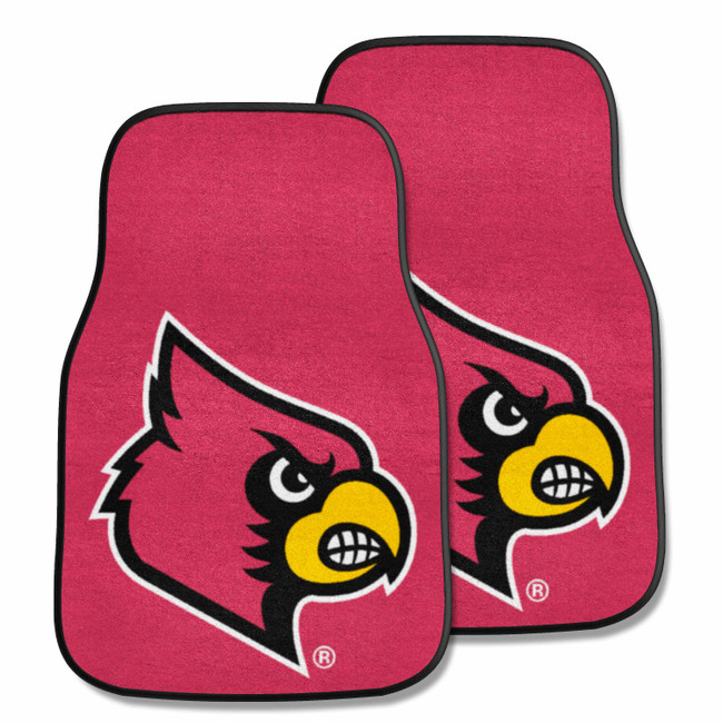 Louisville Cardinals 2-pc Carpet Car Mat Set