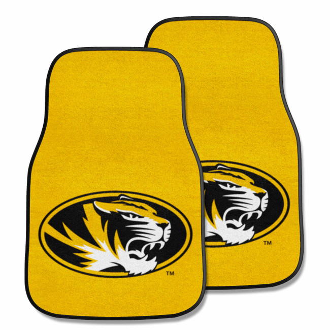 Missouri Tigers 2-pc Carpet Car Mat Set