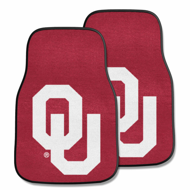Oklahoma Sooners 2-pc Carpet Car Mat Set