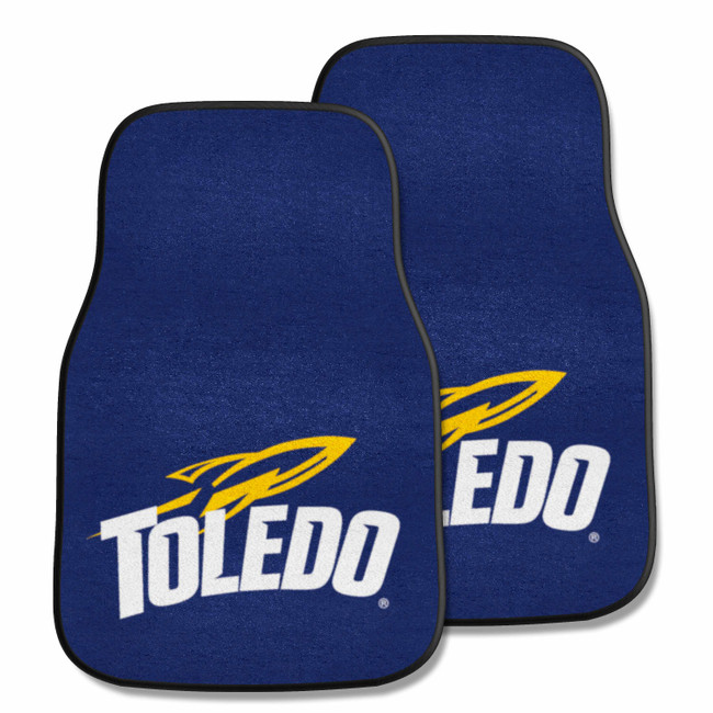 Toledo Rockets 2-pc Carpet Car Mat Set