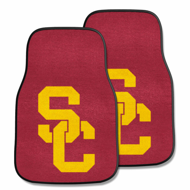 Southern California Trojans 2-pc Carpet Car Mat Set