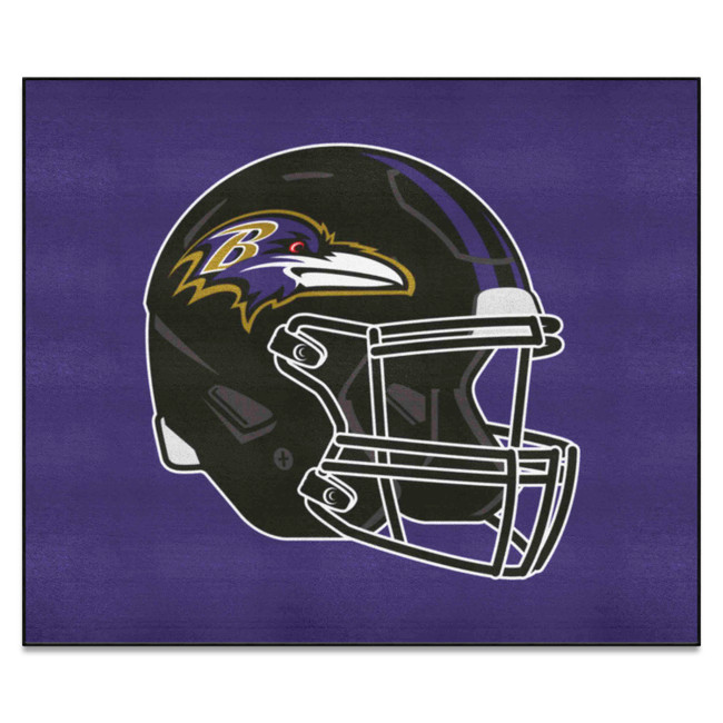 Baltimore Ravens Tailgater Rug - 5ft. x 6ft. Ravens Helmet Logo