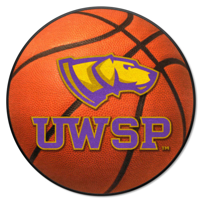 Wisconsin-Stevens Point Pointers Basketball Rug - 27in. Diameter