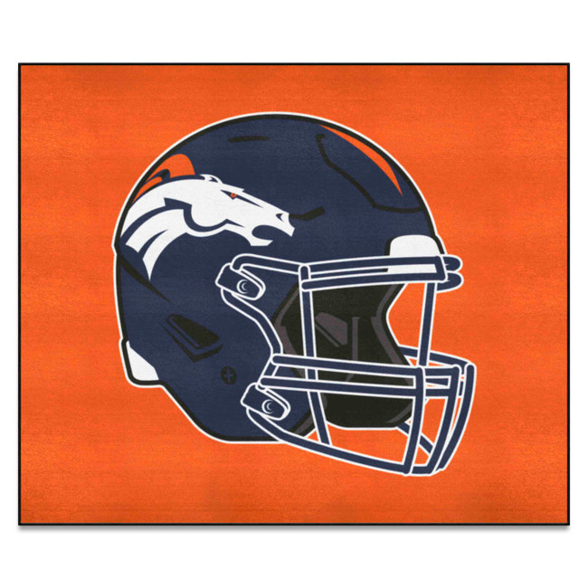 Denver Broncos Tailgater Rug - 5ft. x 6ft. Broncos Helmet Logo