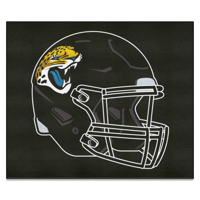 Jacksonville Jaguars Tailgater Rug - 5ft. x 6ft. Jaguars Helmet Logo