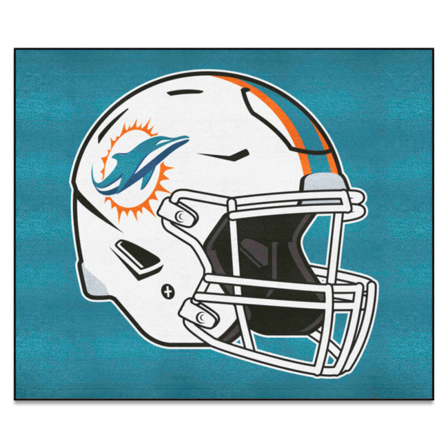 Miami Dolphins Tailgater Rug - 5ft. x 6ft. Dolphins Helmet Logo