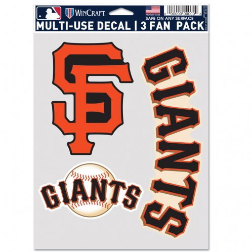 San Francisco 49ers Decal Multi Use Fan 2 Pack | Sports Fans Merchandise