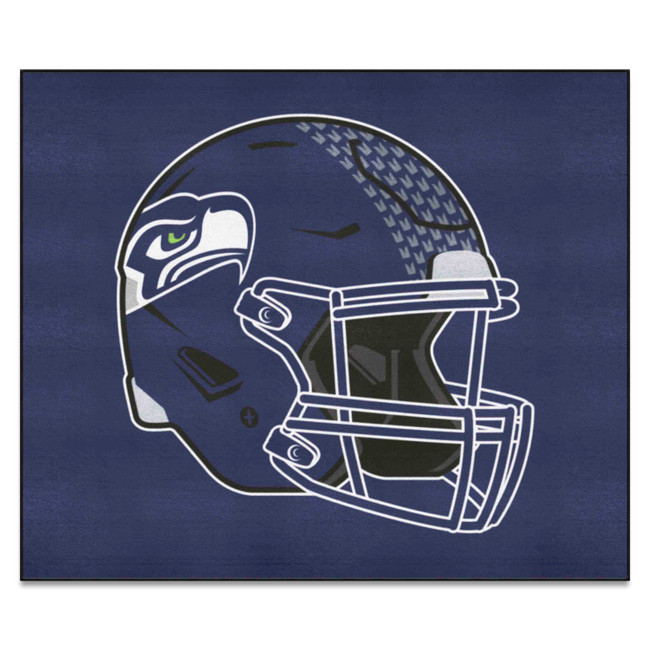 Seattle Seahawks Tailgater Rug - 5ft. x 6ft. Seahawks Helmet Logo