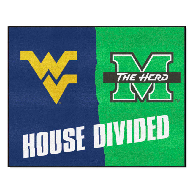Alabama / Auburn House Divided House Divided Rug - 34 in. x 42.5 in.