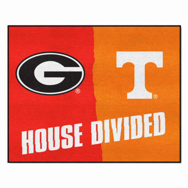 Georgia / Tennessee House Divided House Divided Rug - 34 in. x 42.5 in.