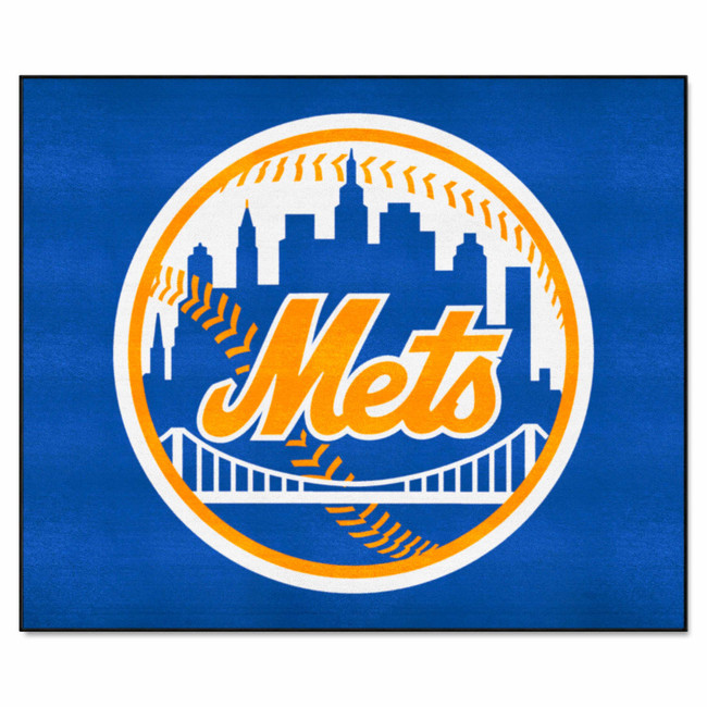 New York Mets Tailgater Rug - 5ft. x 6ft. Circular Mets Primary Logo