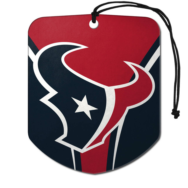 Houston Texans Air Freshener 2-pk Texans Primary Logo Blue, Red