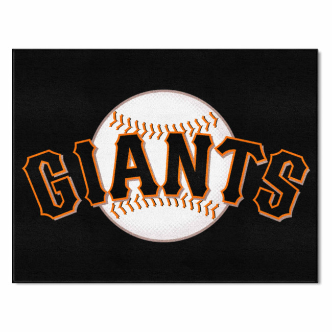San Francisco Giants All-Star Rug - 34 in. x 42.5 in. Giants Baseball Primary Logo