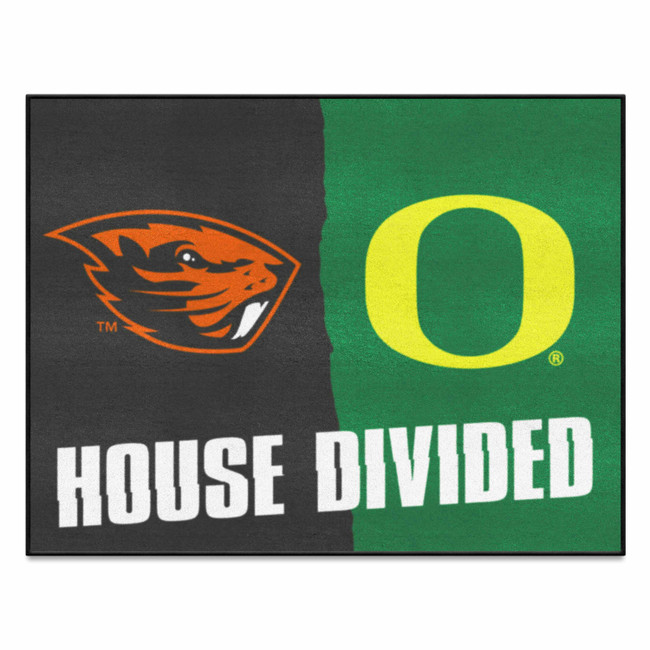 Oregon / Oregon State House Divided House Divided Rug - 34 in. x 42.5 in.