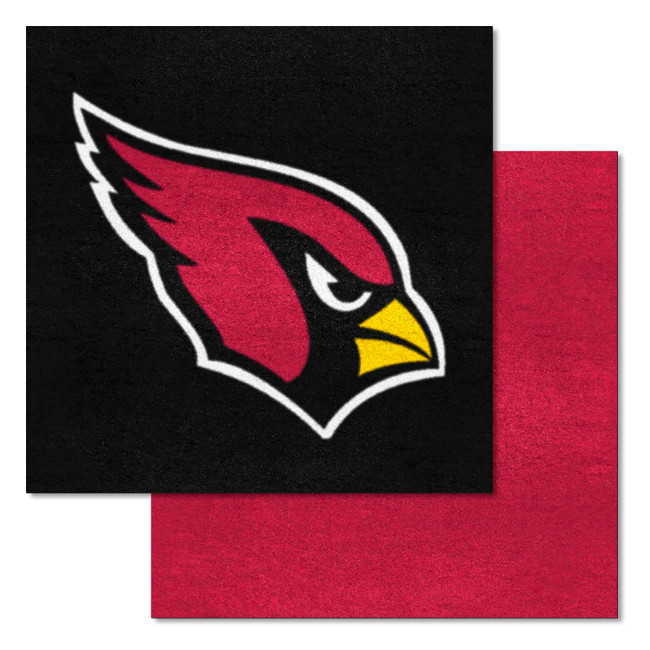Arizona Cardinals Team Carpet Tiles Cardinal Head Primary Logo Red