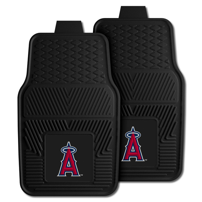 MLB - Los Angeles Angels 2-pc Vinyl Car Mat Set 17"x27"