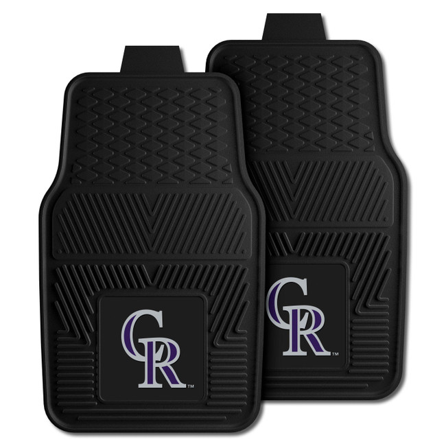 MLB - Colorado Rockies 2-pc Vinyl Car Mat Set 17"x27"