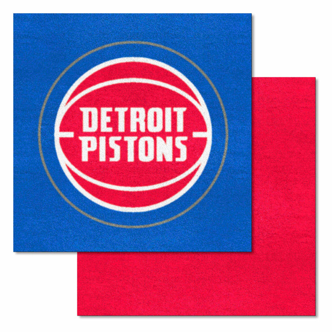NBA - Detroit Pistons Team Carpet Tiles 18"x18" tiles