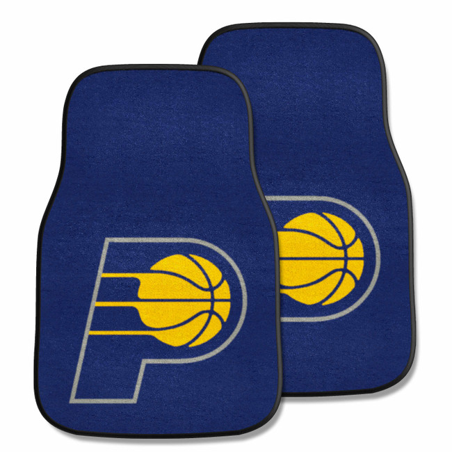 Indiana Pacers Front Carpet Car Mat Set - 2 Pieces P Primary Logo