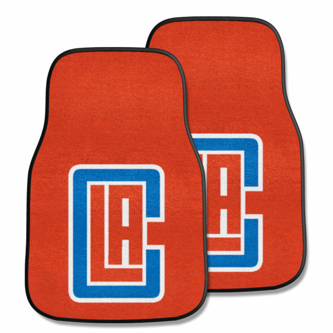 Los Angeles Clippers Front Carpet Car Mat Set - 2 Pieces CLA Secondary Logo