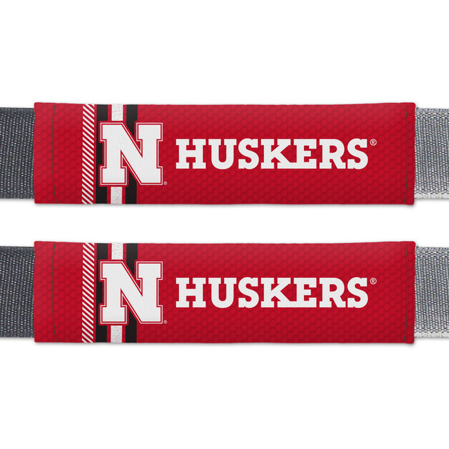 Nebraska Cornhuskers Seat Belt Pads Rally Design