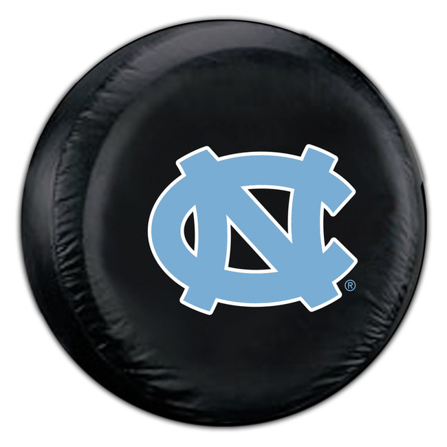 North Carolina Tar Heels Tire Cover Large Size Black