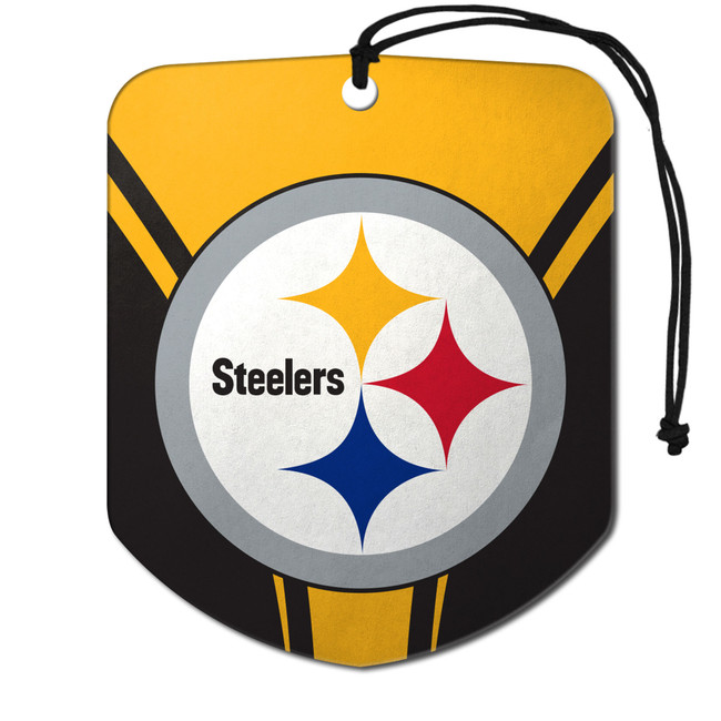 Pittsburgh Steelers Air Freshener 2-pk Steelers Primary Logo Multi Color