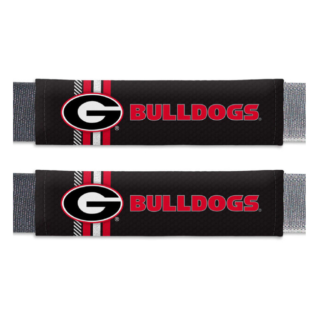 Georgia Bulldogs Seat Belt Pads Rally Design